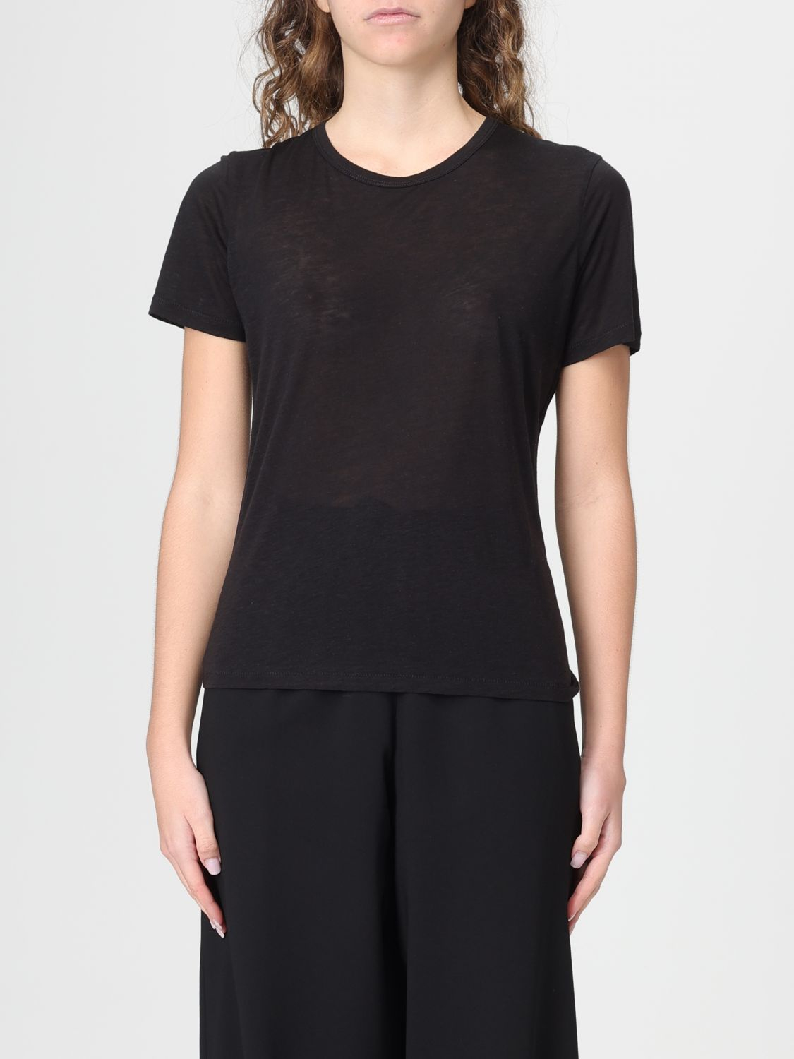 [Anine Bing] T-shirts Short Sleeve FW25 A0811500 BLK26