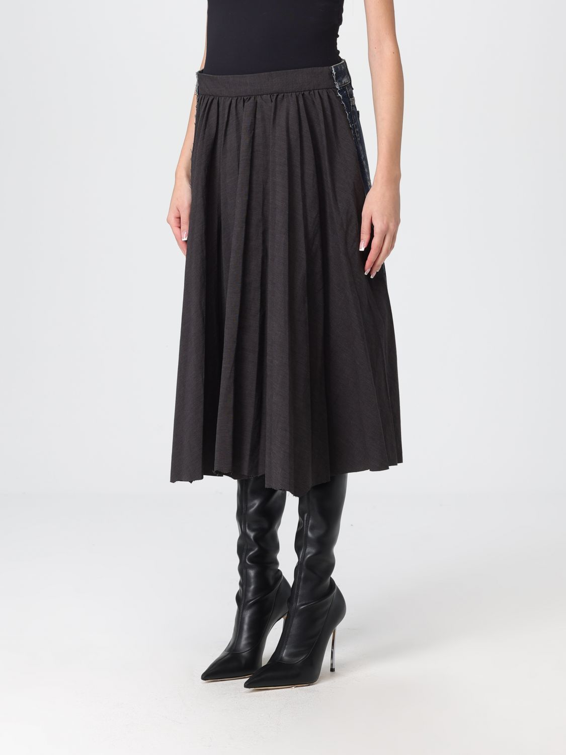 [Balenciaga] Midi skirt FW25 838770TST05 1000