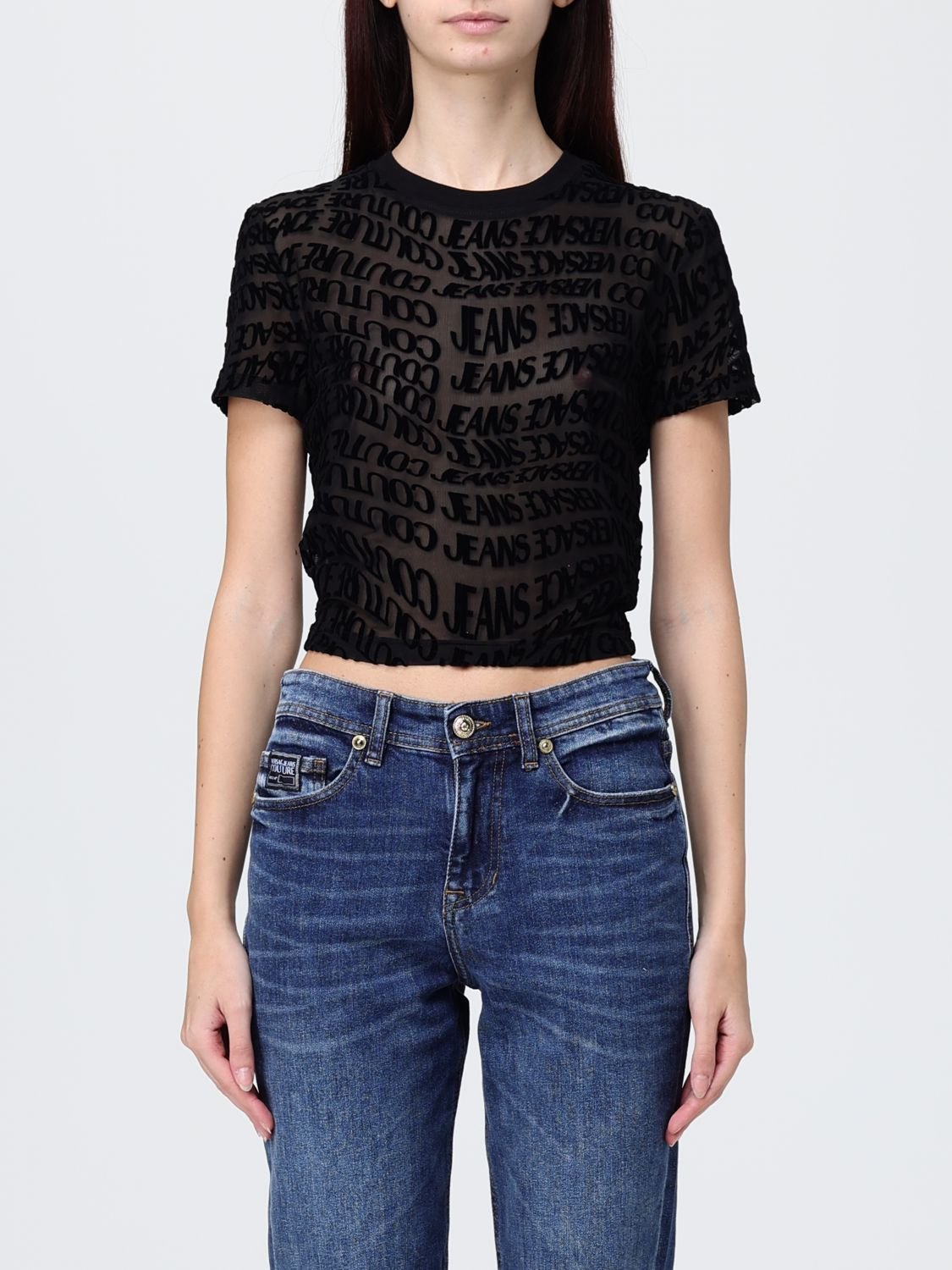 [VERSACE JEANS COUTURE] T-shirts Short Sleeve FW25 79HAH602JS490 899