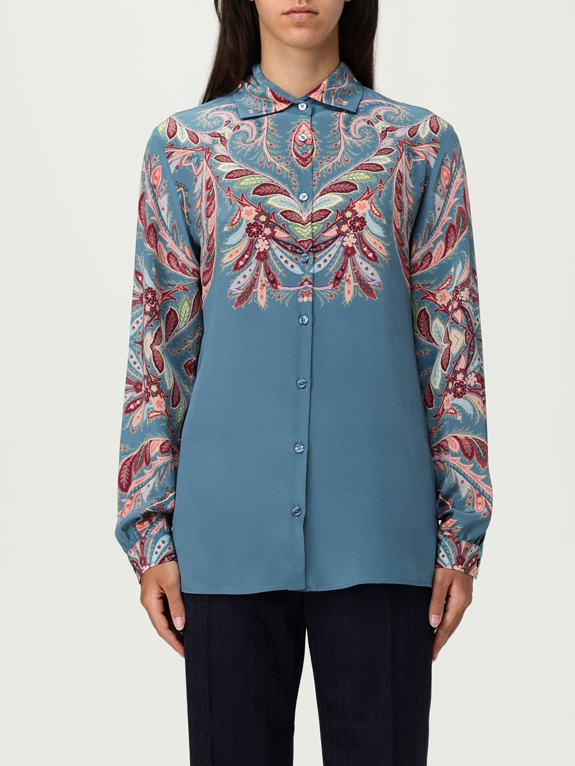 [Etro] Shirts Long Sleeve FW25 WRIA0019AKA37 X0884