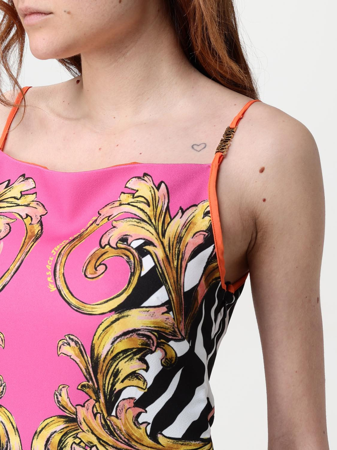 [VERSACE JEANS COUTURE] Sleeveless dress FW25 78HAO9P7NS651 494