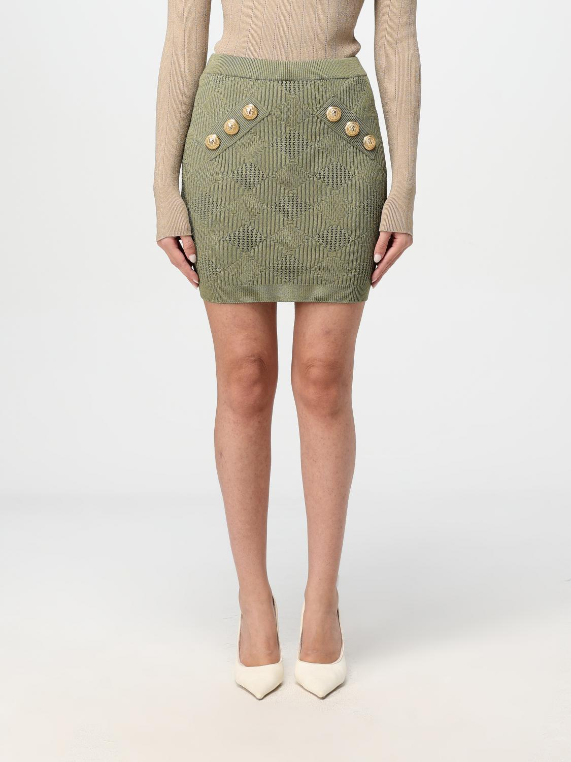 [Balmain] Mini skirt FW25 DF0LB196KH60 7CO
