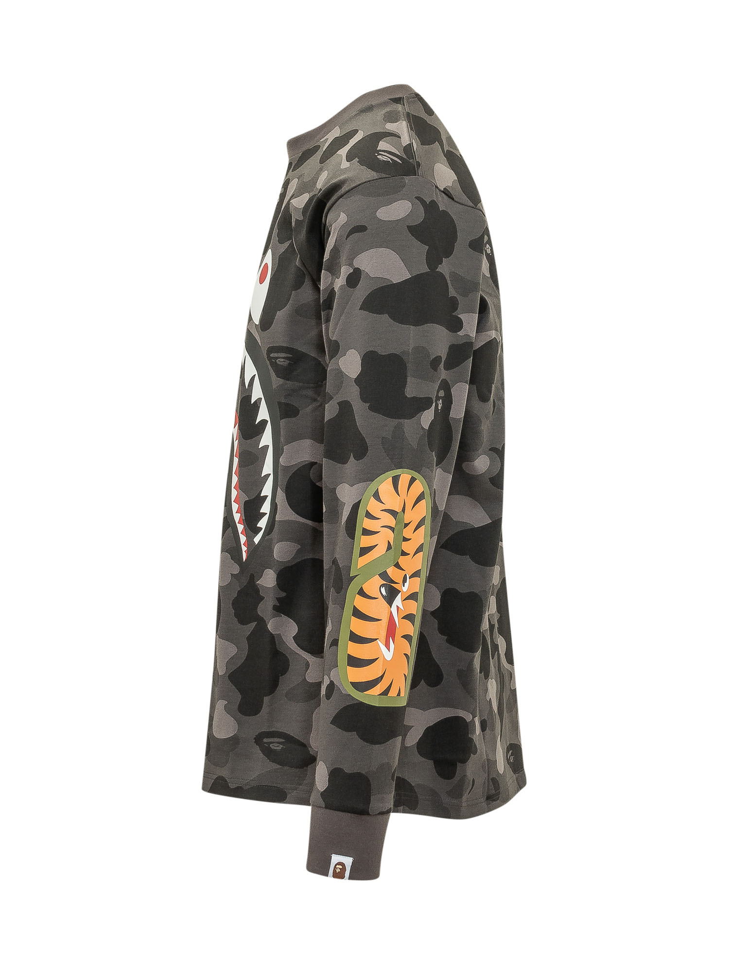 [BAPE] T-shirts Long Sleeve SS26 001LTM301006M BLACK