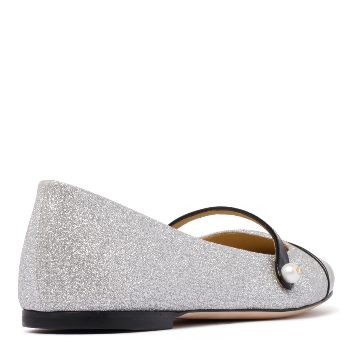 [Jimmy Choo] Flat shoes CO ELISAFLAT-PFGBLACKSILVER