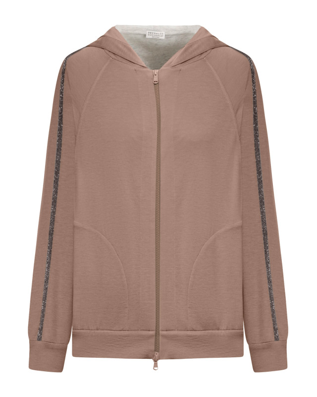 [Brunello Cucinelli] Zip up SS26 MD828SM606C9141 MAUVE PEARL