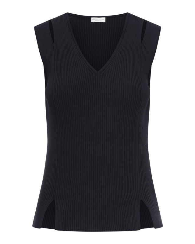 [ROBERTO COLLINA] T-shirts Sleeveless SS26 261FXA3121409 BLACK