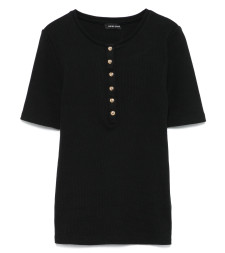 [Anine Bing] T-shirts Long Sleeve SS25 A0810315BLK26