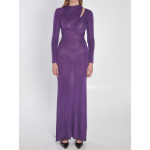 [SELF PORTRAIT] Long sleeve dress FW25 PF25086XPU__PURPLE