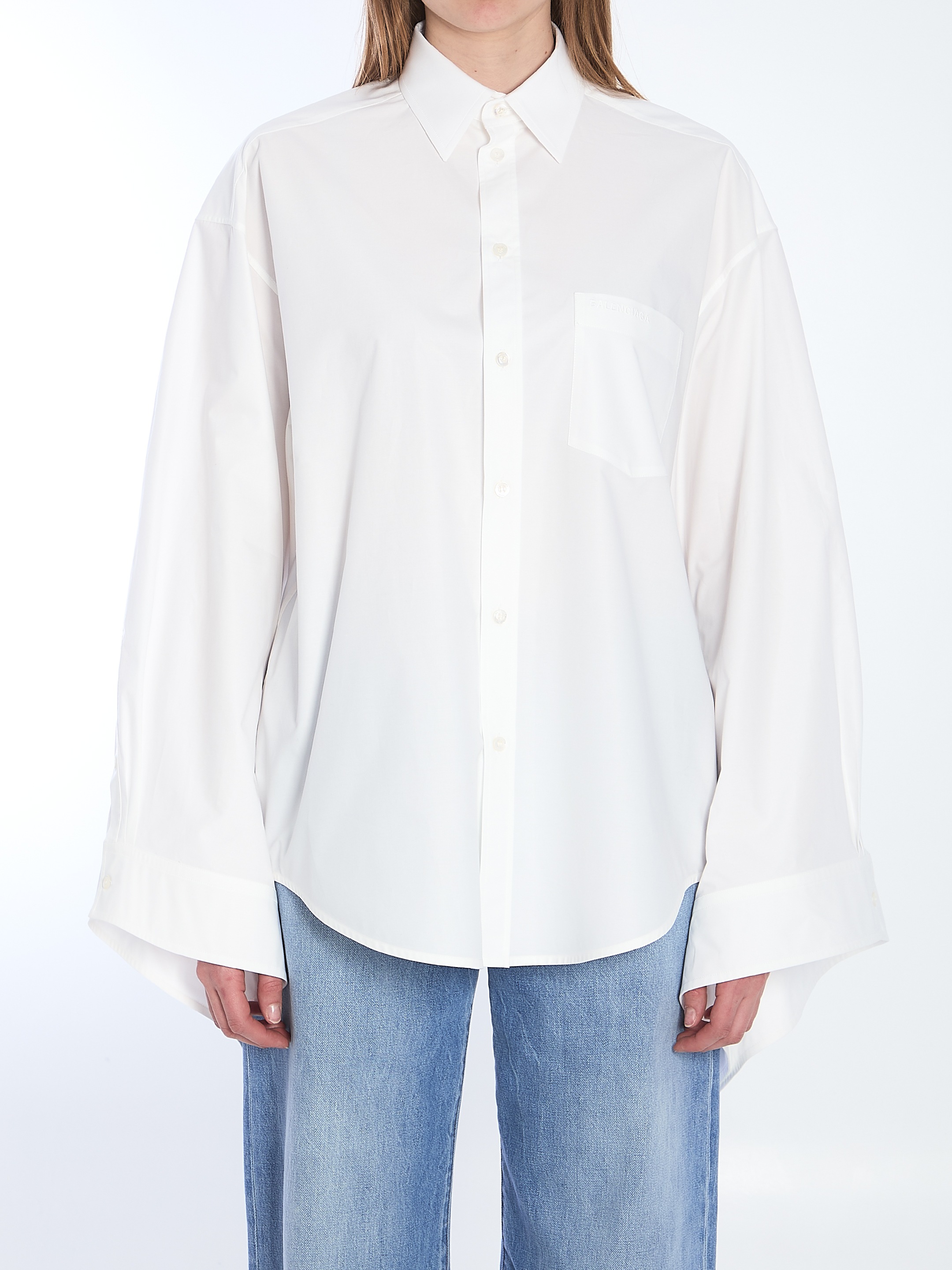 [Balenciaga] Shirts Long Sleeve SS25 830990_TRM28_9000