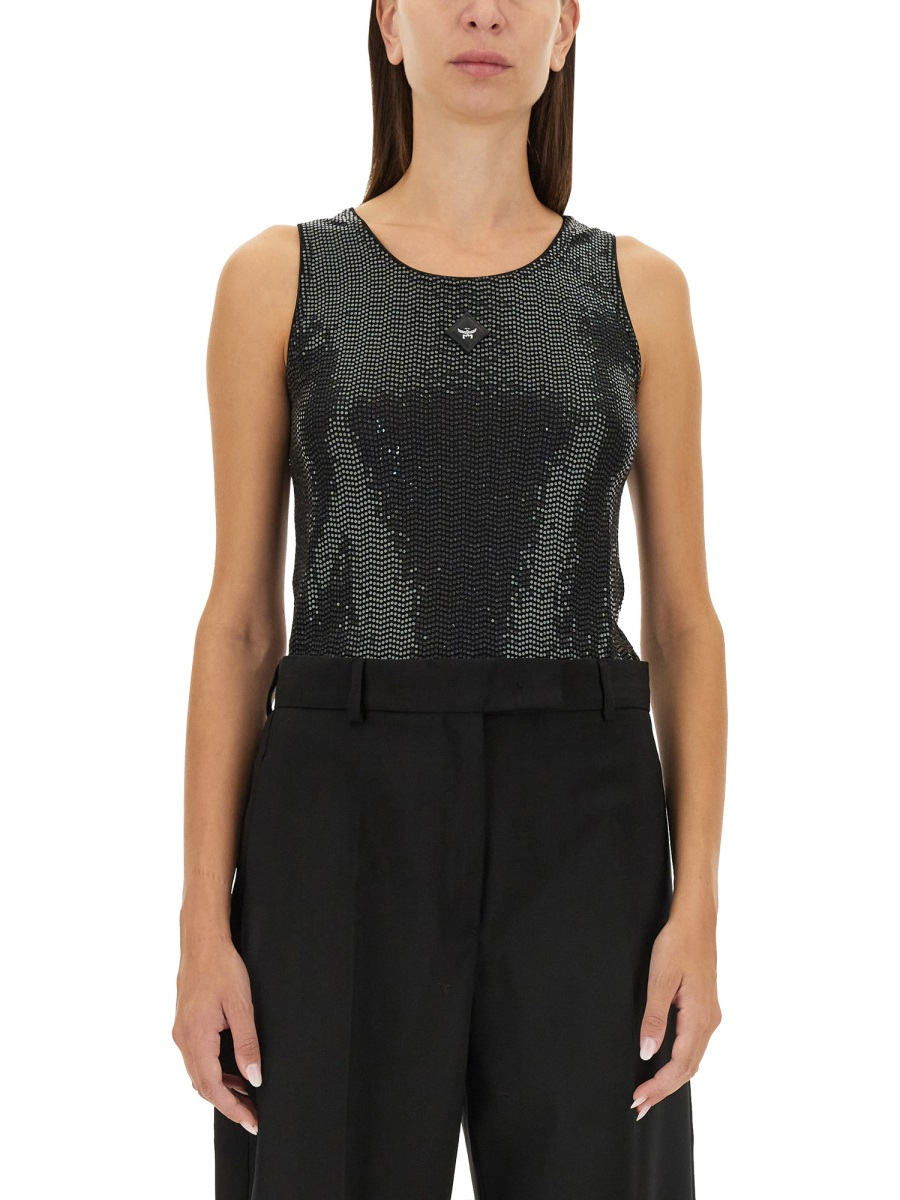 [MCM] Tank top FW24 MFTEAMM05_BK
