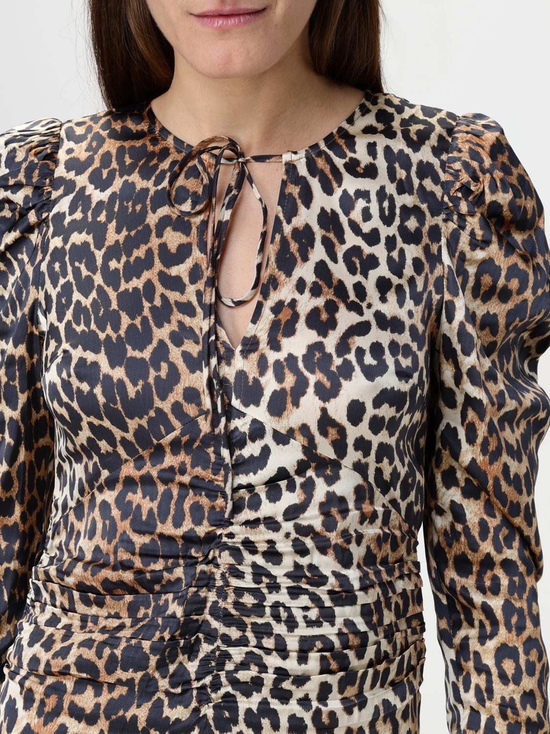 [GANNI] Long sleeve dress SS25 W0330 943