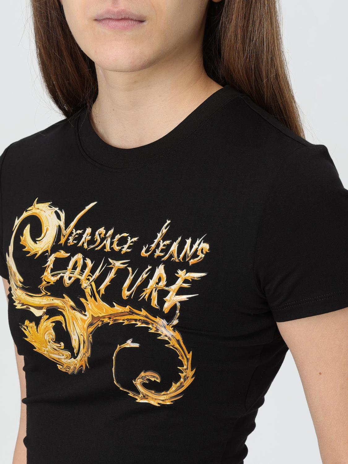 [VERSACE JEANS COUTURE] T-shirts Short Sleeve FW24 77HAHC00CJ02C G89