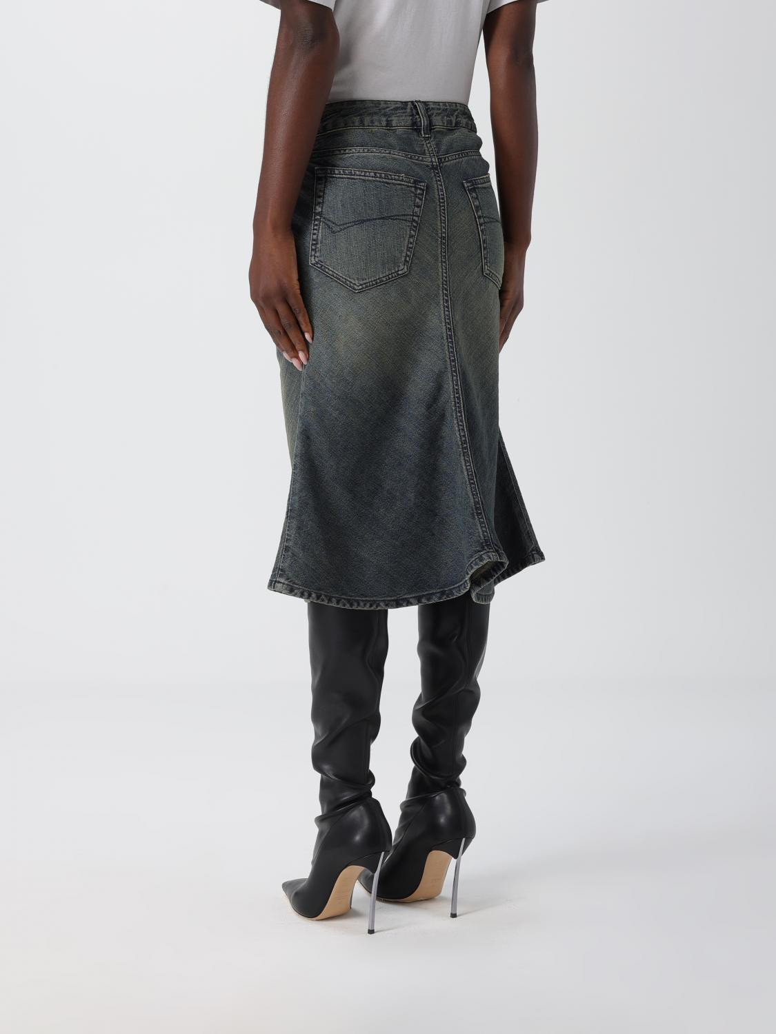 [Balenciaga] Midi skirt FW25 852330TTW76 3394