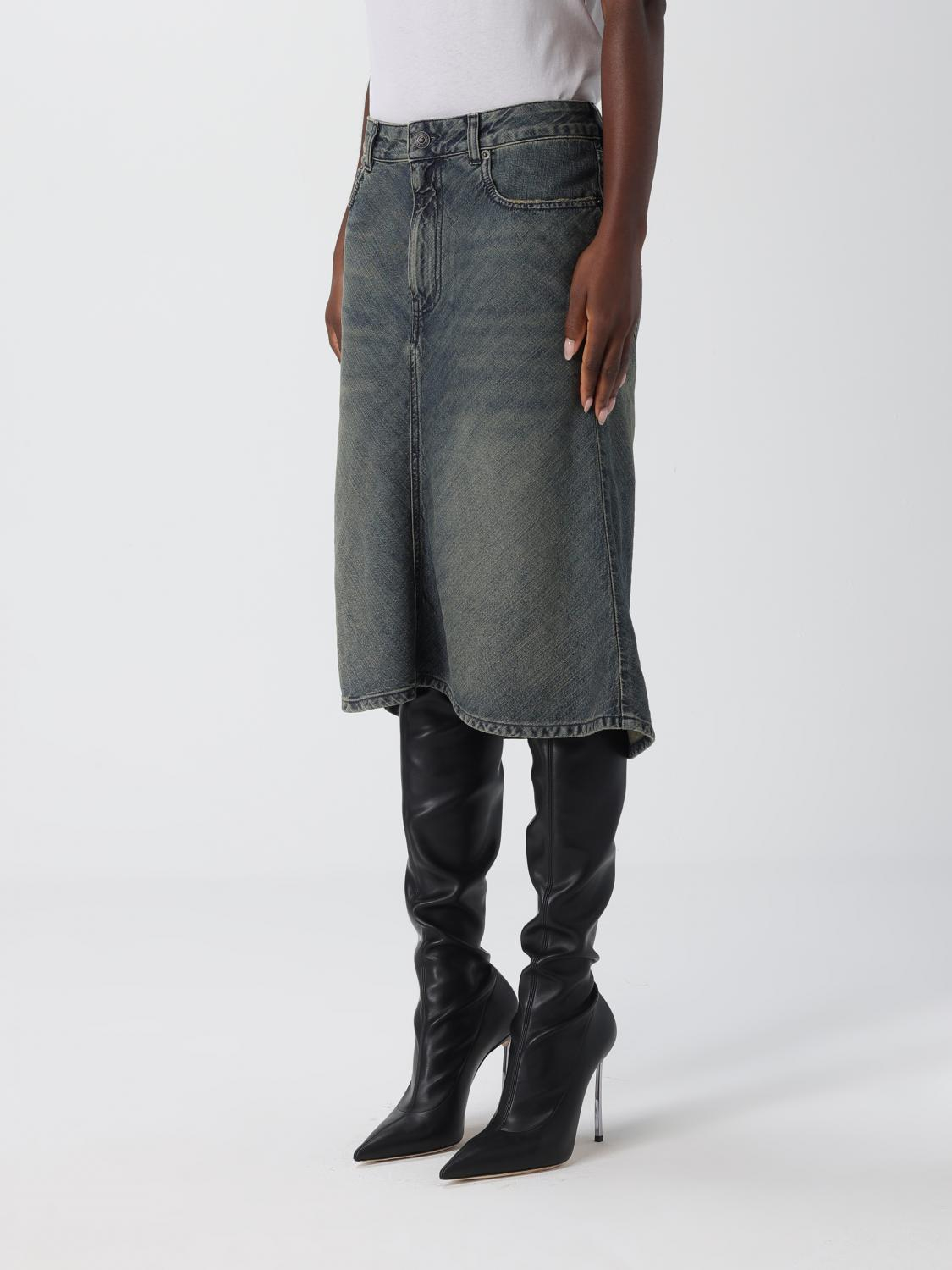 [Balenciaga] Midi skirt FW25 852330TTW76 3394