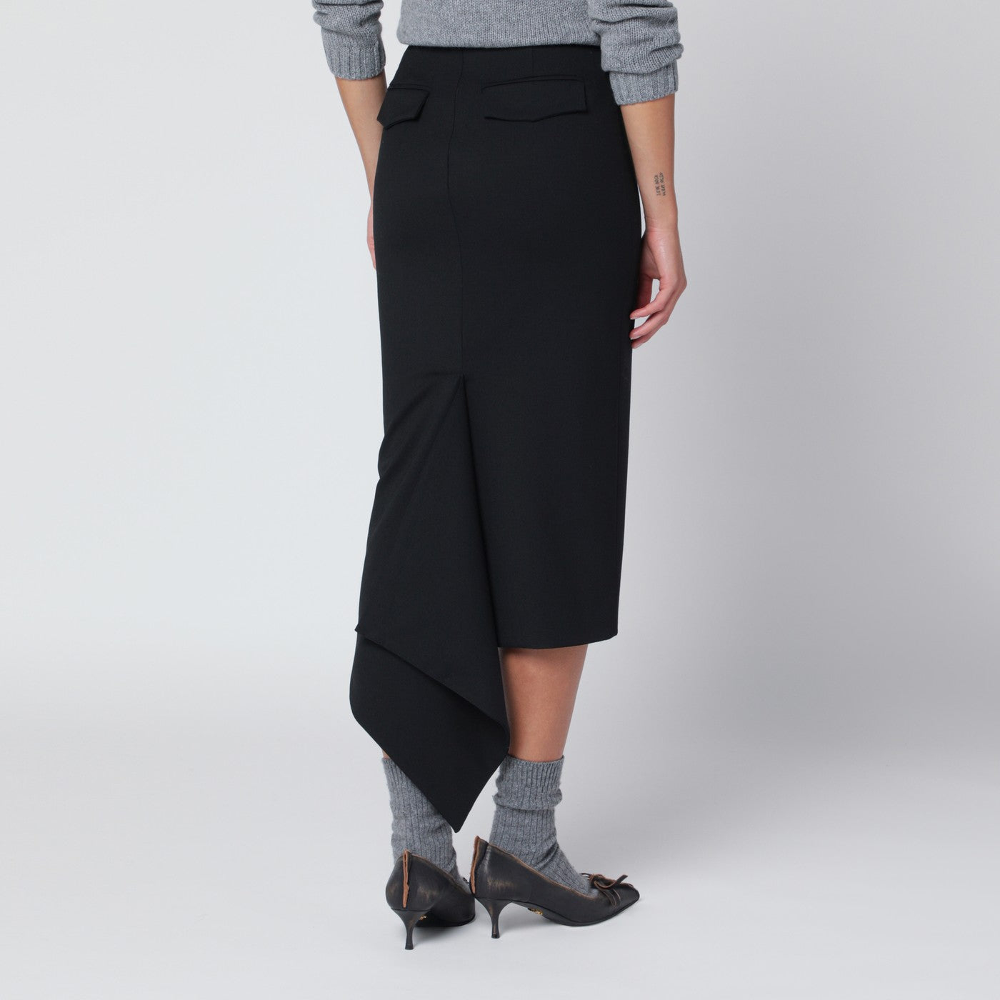 [TheLatest] Midi skirt FW25 TLWC9001W0206ABTP