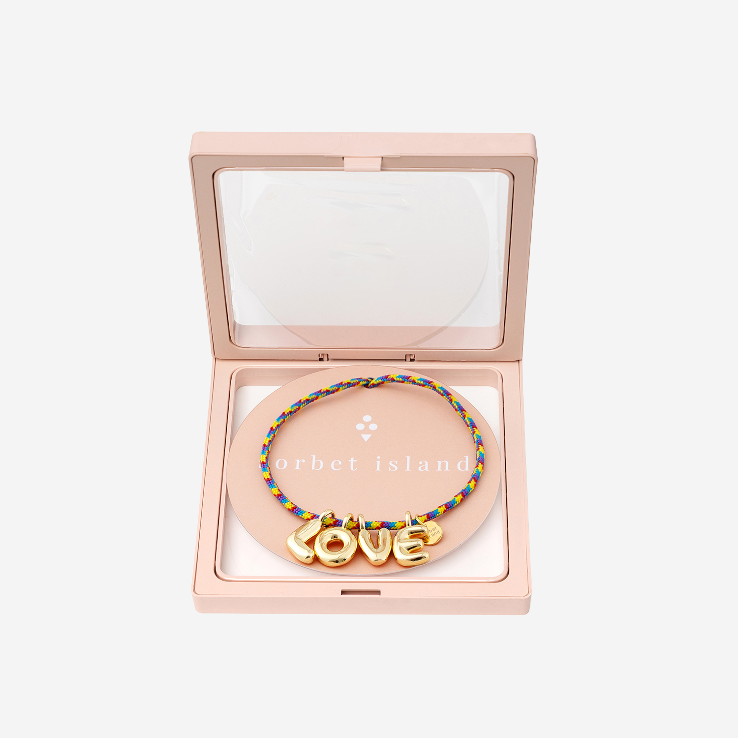 [SORBET ISLAND] Bracelet SS26 BUBBLELETTERSGOLDPLATEDLOVE