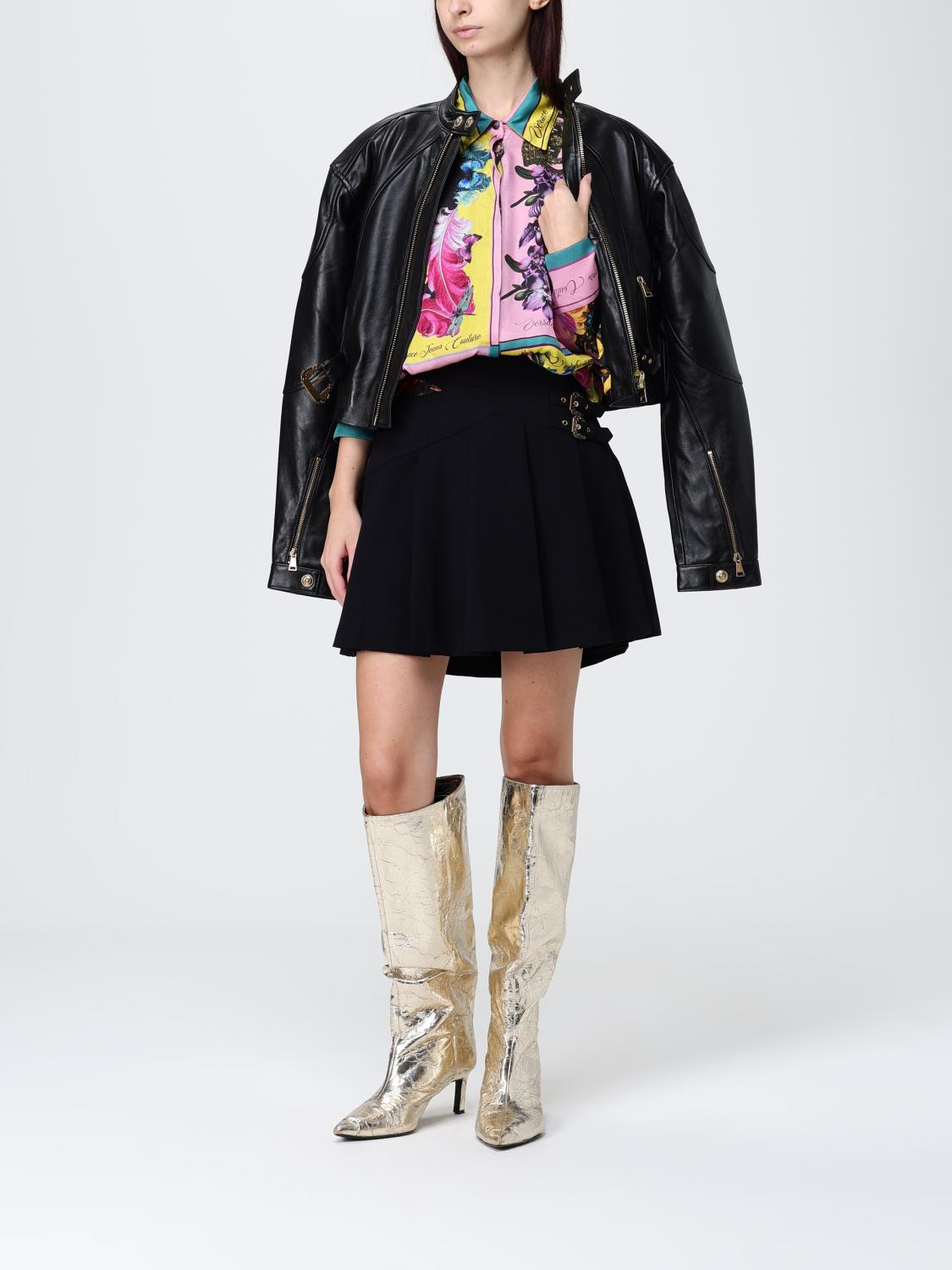 [VERSACE JEANS COUTURE] Mini skirt FW25 79HAE801N0356 899