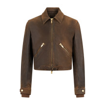 [Golden Goose] Leather Jacket FW25 GWP02376P002165_90108
