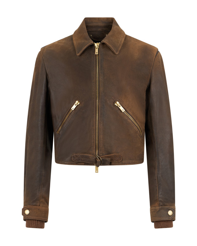 [Golden Goose] Leather Jacket FW25 GWP02376P002165_90108