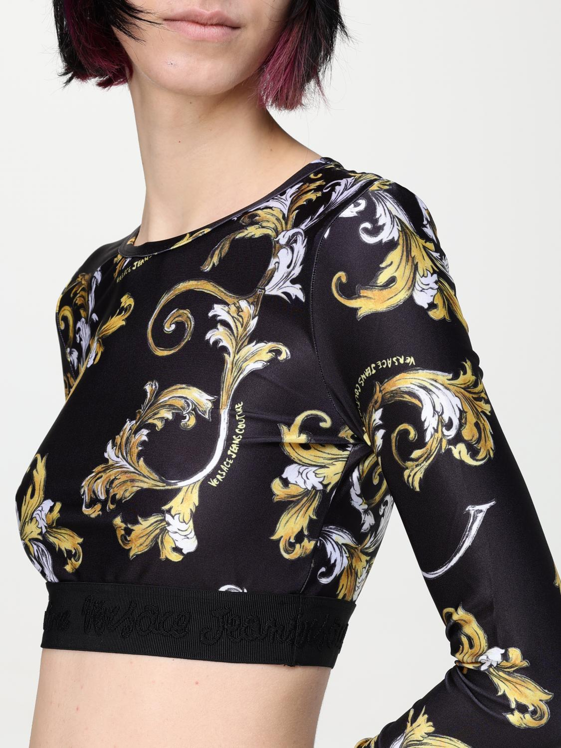 [VERSACE JEANS COUTURE] T-shirts Long Sleeve SS25 78HAH218JS470 G89