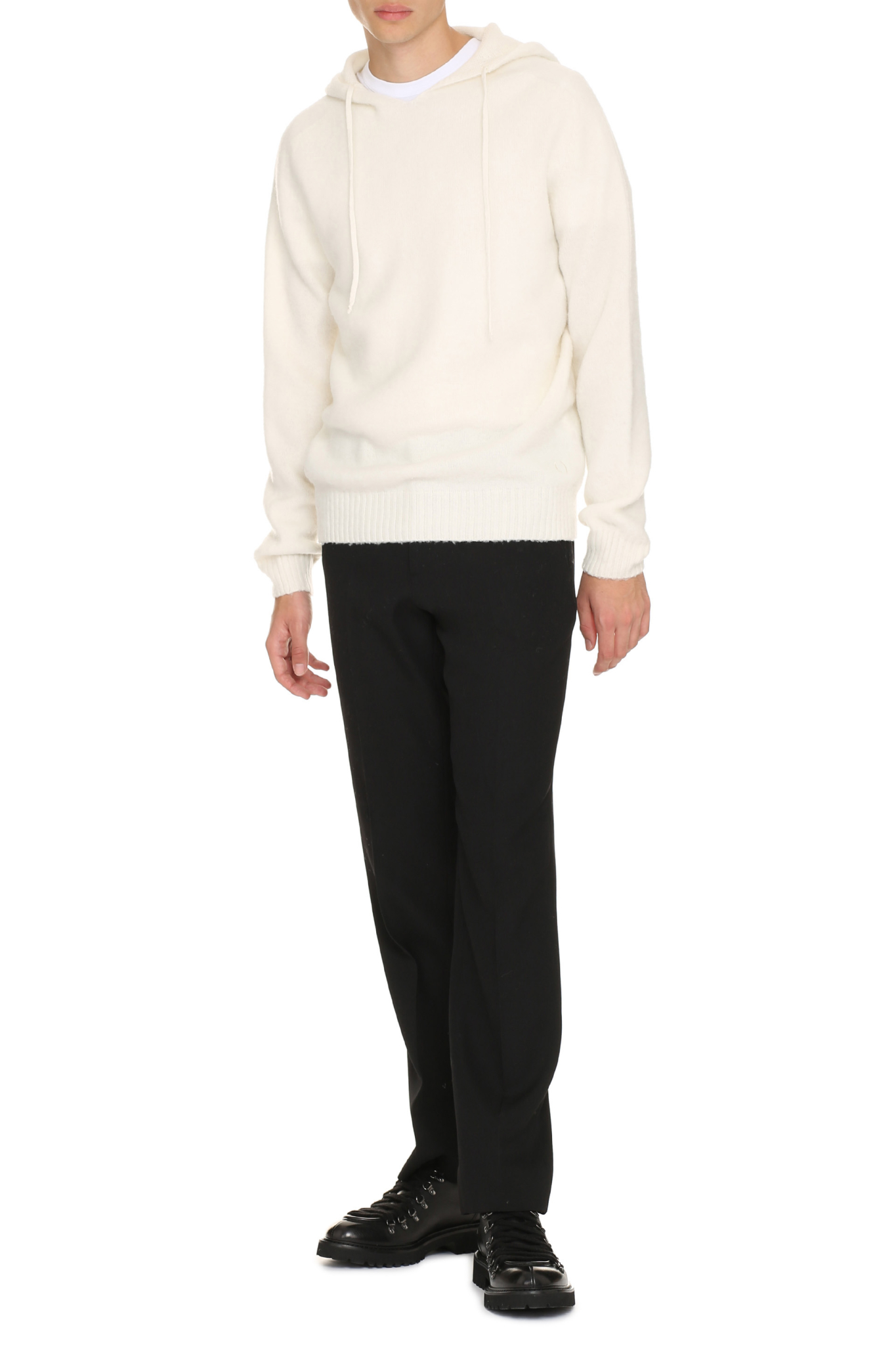 [THE (Alphabet)] Knitwear  TCFLU3501AGRLAMBCASH_300217