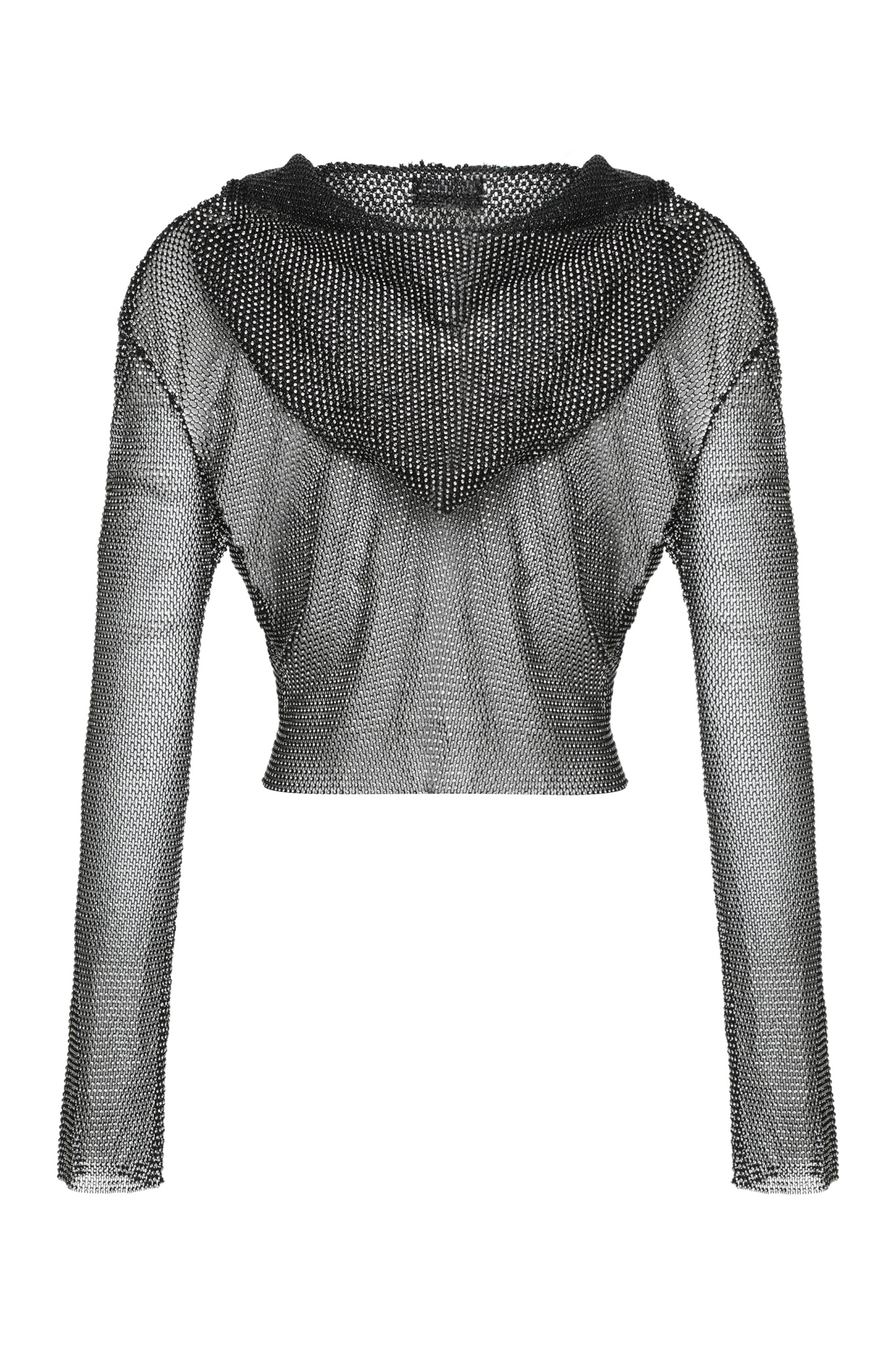 [Santa Brands] T-shirts Long Sleeve FW23 HOODEDBLOUSE_BLK