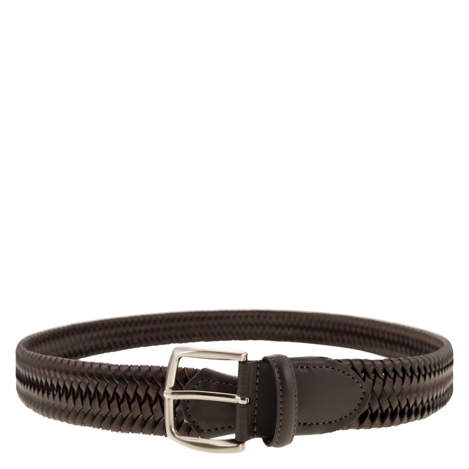 [ALBERTO LUTI] Belt CO ELASTICO CERATO NEW MORO
