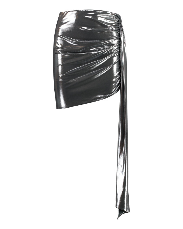[MAGDA BUTRYM] Mini skirt FW23 197723_SILVER