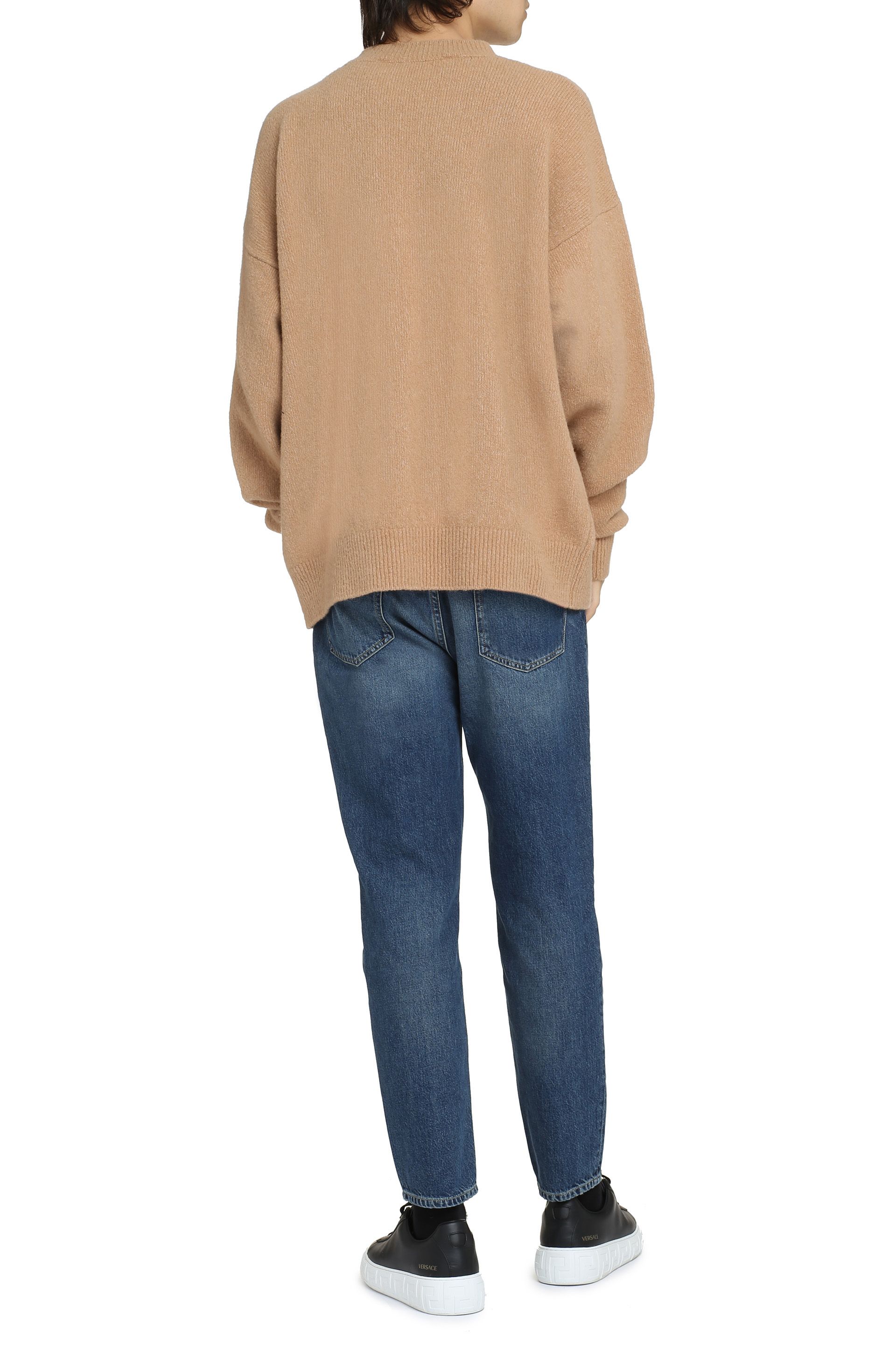 [Palm Angels] Knitwear FW23 PMHE054F23KNI0056210_CAMELBLACK