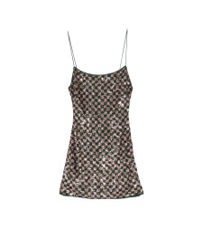 [OSEREE] Sleeveless dress SS26 CDS261 SEQUINS GREPK