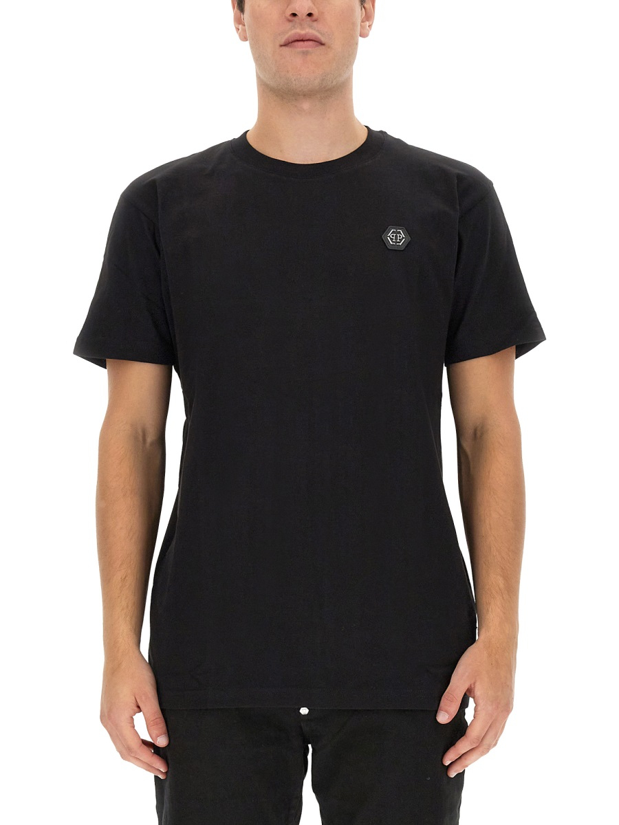 [Philipp Plein] T-shirts Short Sleeve FW23 MTK6447_PJY002N02