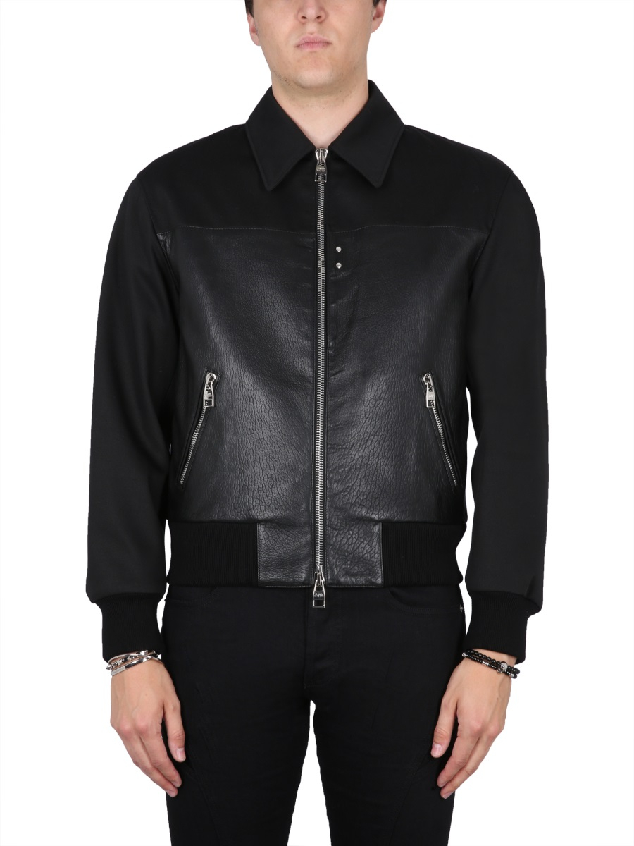 [Alexander McQueen] Leather Jacket FW23 751991_Q5HXS1000