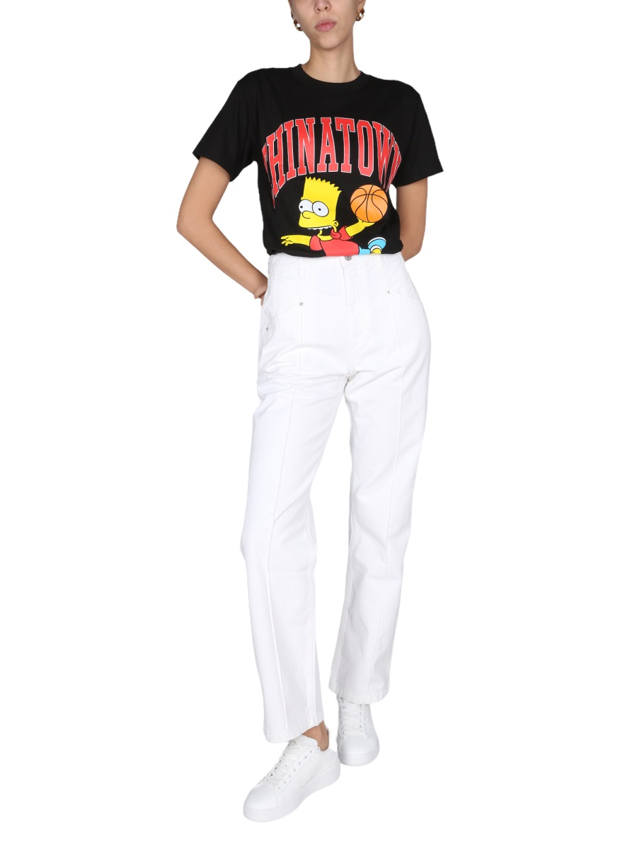 [CHINATOWN MARKET X THE SIMPSONS] T-shirts Short Sleeve FW21 CTM1990348_BLACK