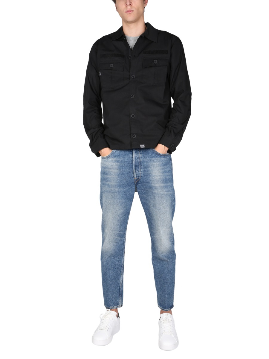 [ARKAIR] Shirts Long Sleeve FW21 A113AA-P_BLACK