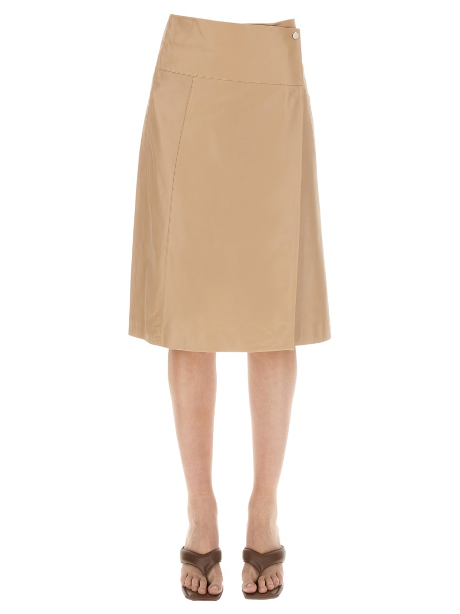 [Arma] Midi skirt SS22 006L221050_NOUGAT