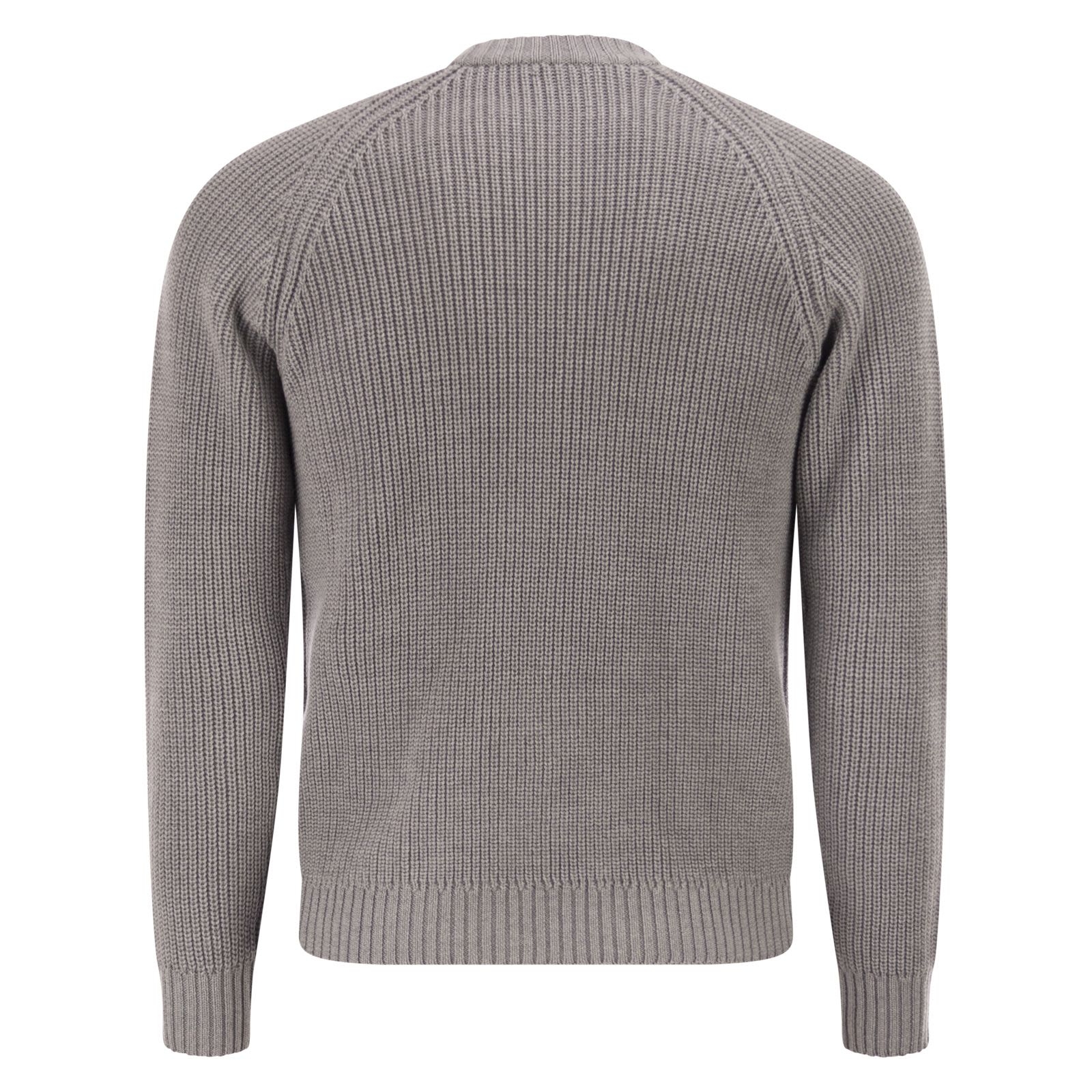 [Rakki] Knitwear FW25 REBEL GIROCOLLO WV GRIGIO
