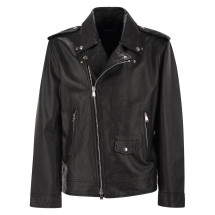 [Dondup] Leather Jacket SS25 UJ942PL0404UXXXDU 999