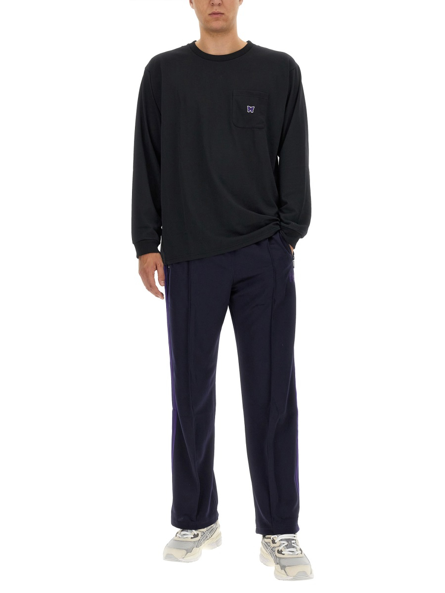 [Needles] T-shirts Long Sleeve FW23 NS272_C-BLACK