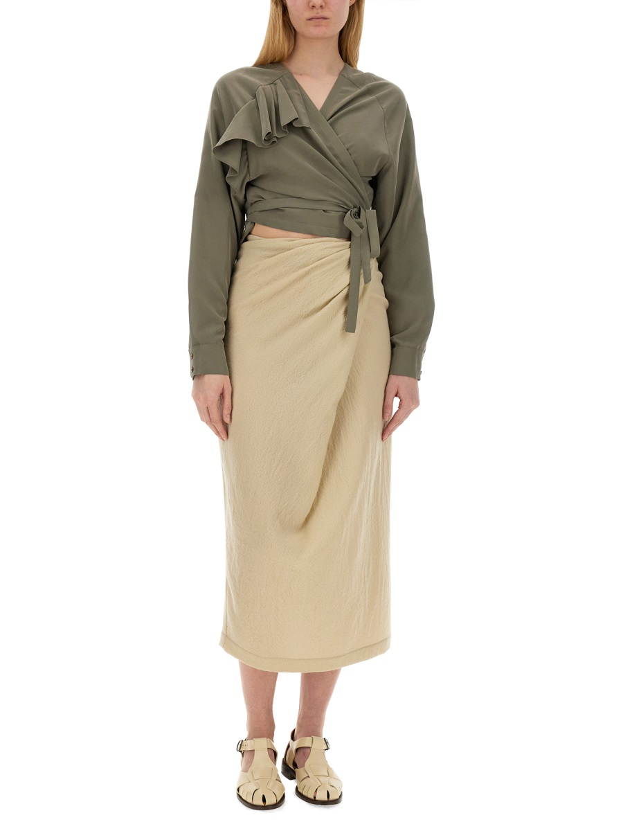 [Alysi] Blouse FW23 153268_A3210MILIT