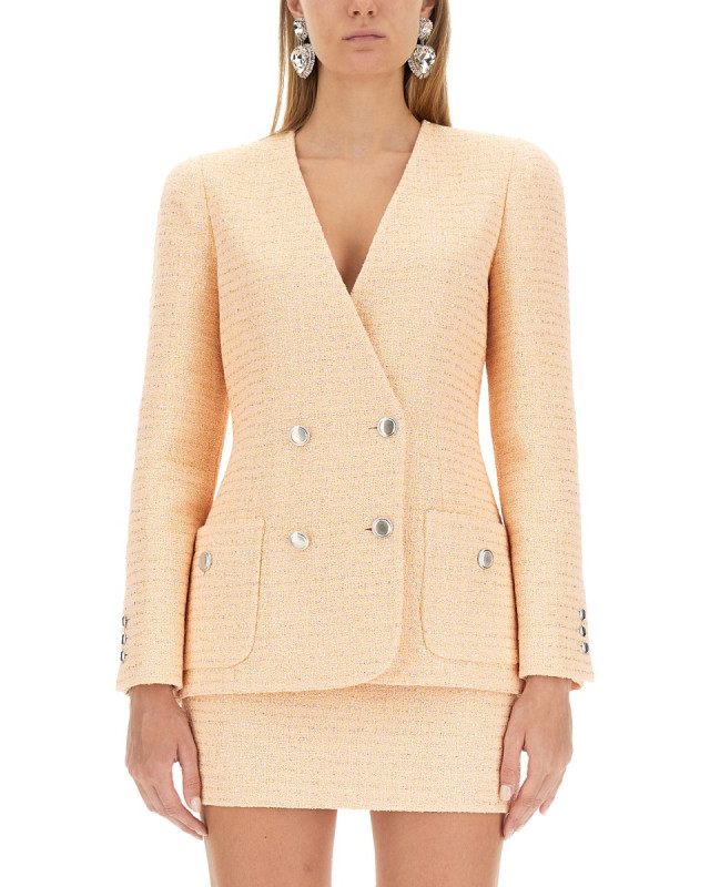 [Alessandra Rich] Tweed jacket FW23 FAB3448_F40831866
