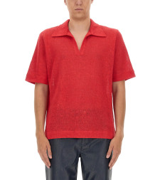 [Sefr] Shirts Short Sleeve SS23 PREFW23MATERED_REDLINEN