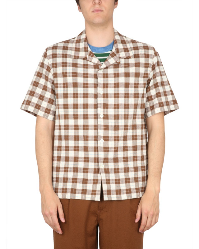 [Howlin] Shirts Short Sleeve SS23 COCKTAILDAMORE_BROWNCHECK