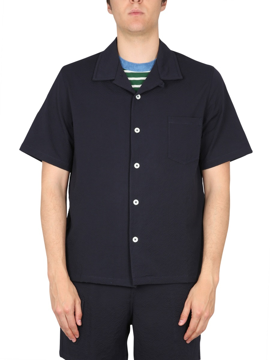 [Howlin] Shirts Short Sleeve SS23 COCKTAILSHIRT_NAVY