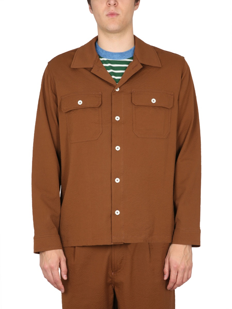 [Howlin] Shirts Long Sleeve SS23 MAGICWORKSHIRT_WALNUT