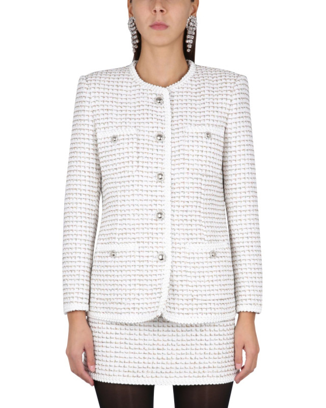 [Alessandra Rich] Tweed jacket SS23 FAB3168_F3805822