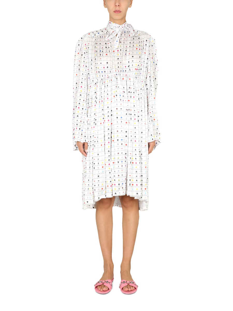 [Balenciaga] Long sleeve dress SS22 680795_TLL119000