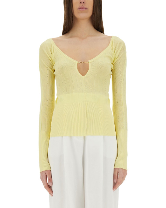 [JACQUEMUS] T-shirts Long Sleeve SS25 251KN357_2424210