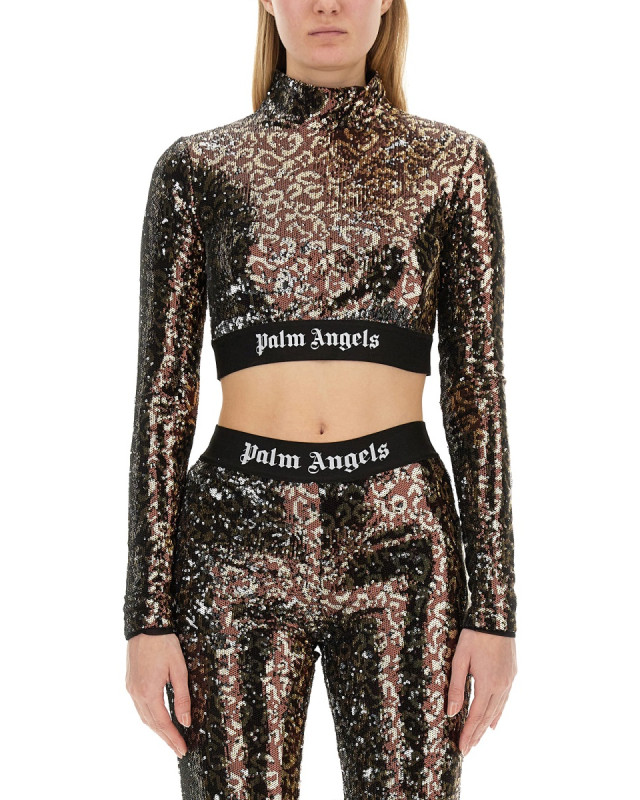 [Palm Angels] T-shirts Long Sleeve FW23 PWAB038_F23FAB0016010