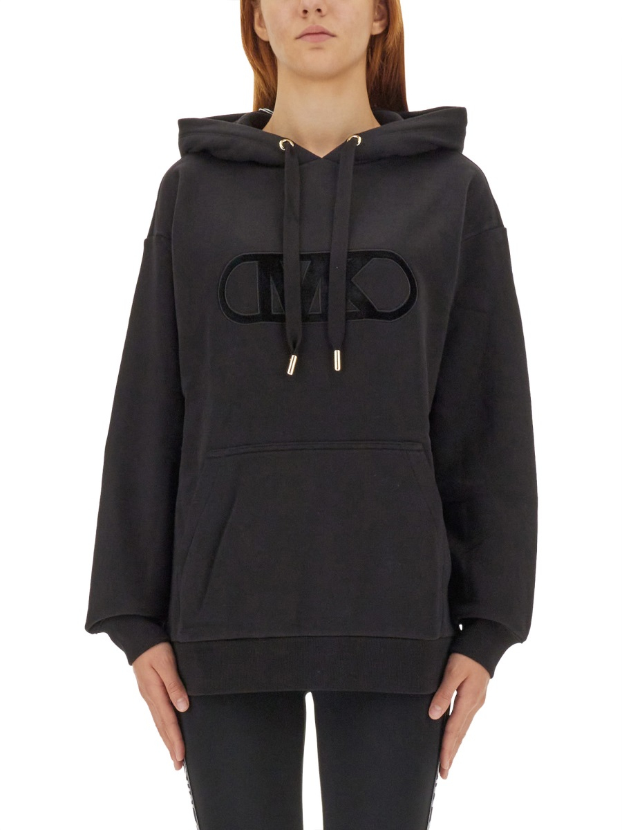 [MICHAEL BY MICHAEL KORS] Sweatshirt FW23 MF351335QU_001BLACK