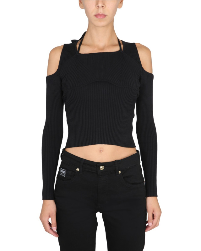 [VERSACE JEANS COUTURE] T-shirts Long Sleeve FW22 73HAFM30_CM01G899